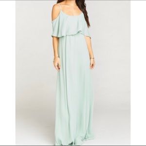 Show Me Your Mumu Caitlin Ruffle Maxi Dress